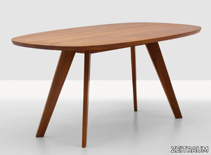 CENA - Oval solid wood dining table _ ZEITRAUM