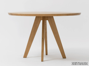 CENA - Round solid wood dining table _ ZEITRAUM