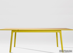 E8 LONGUE - Extending rectangular wooden table _ ZEITRAUM