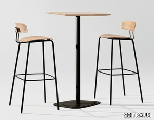 KONTRA HIGH - Solid wood high table _ ZEITRAUM