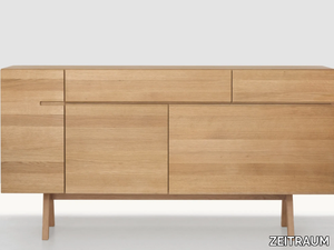 SIDE ATELIER - Solid wood sideboard with doors _ ZEITRAUM