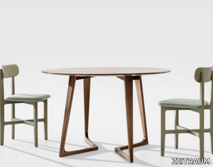 TWIST - Round solid wood dining table _ ZEITRAUM