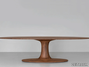 TURNTABLE OVAL - Wooden dining table _ ZEITRAUM