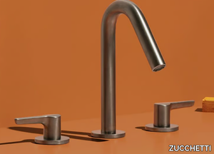 MEDAMEDA ZMM5503 - 3 hole countertop brass washbasin mixer _ ZUCCHETTI