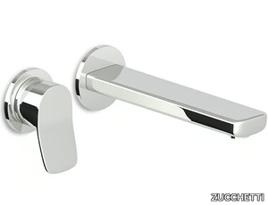 BRIM ZBR675 - Single handle wall-mounted washbasin mixer with flow limiter _ ZUCCHETTI