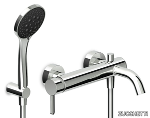 ISY22 ZIS522 - Wall-mounted single handle bathtub / shower mixer with hand shower _ ZUCCHETTI