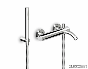 SIMPLY BEAUTIFUL ZSB139 - 3 hole wall-mounted bathtub mixer with hand shower _ ZUCCHETTI