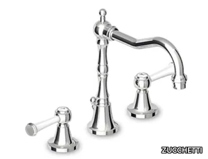 AGORÀ ZAM405 - 3 hole countertop washbasin tap with individual rosettes _ ZUCCHETTI