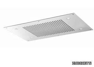 SHOWER - Ceiling mounted extra flat stainless steel overhead shower _ ZUCCHETTI