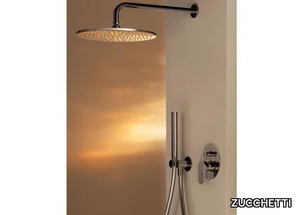 OCTO - Single handle 4 hole shower set with overhead shower _ ZUCCHETTI