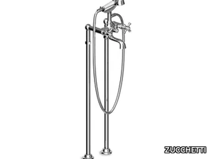 DELFI Z46270 - External floor standing bathtub set with hand shower _ ZUCCHETTI