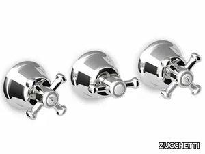 DELFI Z46695 - Recessed shower mixer with individual rosettes with diverter _ ZUCCHETTI