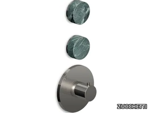 ISY22 ZIS6659.C50 - 3 hole Recessed thermostatic Green marble Aver shower mixer _ ZUCCHETTI