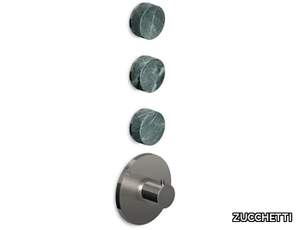 ISY22 ZIS6661.C50 - 4 hole Recessed thermostatic Green marble Aver shower mixer _ ZUCCHETTI