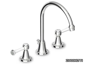 AGORÀ ZAM406 - 3 hole countertop washbasin tap with individual rosettes _ ZUCCHETTI