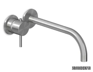 HELM ZHE720 - Wall-mounted stainless steel washbasin mixer with aerator _ ZUCCHETTI