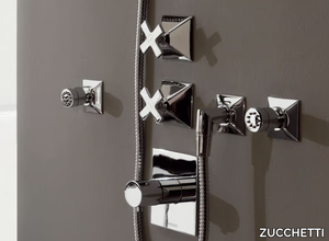 BELLAGIO ZB1026 / ZB1077 / ZB1091 / ZB1097 / ZB1098 - 3 hole thermostatic stainless steel shower tap _ ZUCCHETTI