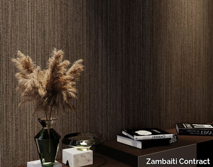 FILUX - Textile effect solid-color wallpaper _ Zambaiti Contract