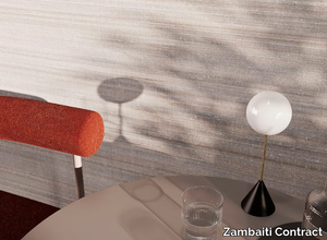 SATEN - Textile effect solid-color wallpaper _ Zambaiti Contract