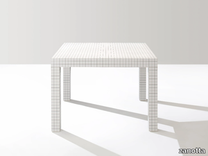 QUADERNA 2600 - Square honeycomb table _ Zanotta