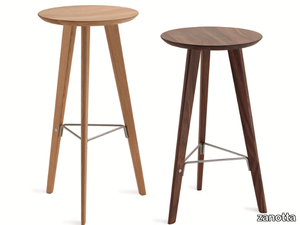 IDO 2286 - High solid wood stool _ Zanotta