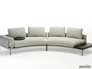 NOAH - Sectional curved fabric sofa _ Zanotta