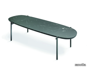 NIOBE 671 - Oval marble coffee table _ Zanotta