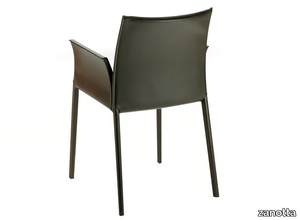 LEA 2085 - Leather chair with armrests _ Zanotta