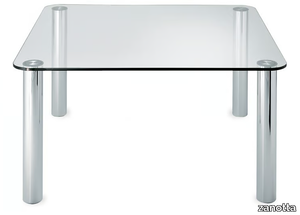 MARCUSO 2530 - Square crystal table _ Zanotta