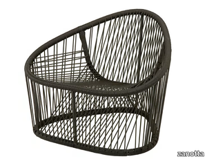 CLUB 1009 - Stainless steel and PVC armchair _ Zanotta