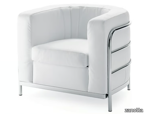 ONDA - Upholstered armchair with removable cover _ Zanotta