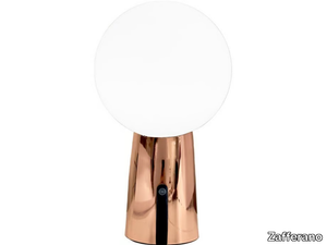 OLIMPIA - LED indirect light aluminium table lamp with dimmer _ Zafferano