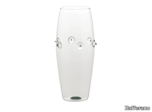 PATÈA - Handmade Borosilicate glass vase _ Zafferano
