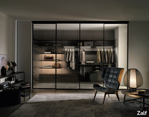 FLEX SM008 - Walk-in wardrobe with integrated lighting _ Zalf