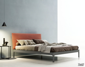 SOFT - Double bed with upholstered headboard _ Zalf