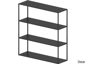 EASY IRONY CONSOLE - Open sectional metal bookcase _ Zeus