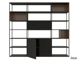 EASY IRONY - Painted metal bookcase _ Zeus