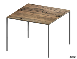 MINITAVOLO 2018 - Square solid wood table _ Zeus