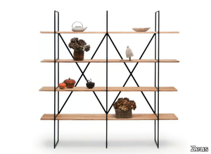 SLIM IRONY - Solid wood bookcase _ Zeus