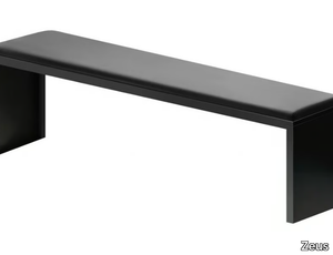 IRONY PAD BENCH - Leather bench _ Zeus