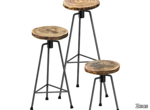 NIKITA - Solid wood stool _ Zeus