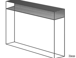 TRISTANO - Rectangular painted metal console table _ Zeus