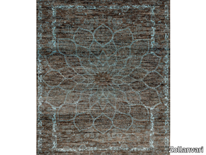 GLOSS BABY BLUE - Rectangular wool and silk rug _ Zollanvari