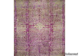 CLASSICAL GARDEN IN VIOLET - Rectangular wool rug _ Zollanvari