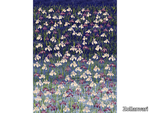 FLOWER MEDOW 6 - Rectangular fabric rug with floral pattern _ Zollanvari