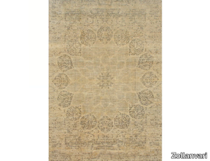 DOTS BURNT CARAMEL - Patterned rectangular wool rug _ Zollanvari