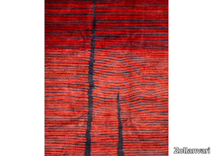 STALAGMITE IN RED 1 - Rectangular wool rug _ Zollanvari