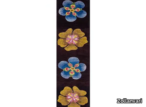 HARU NO HANA - Rectangular wool runner with floral pattern _ Zollanvari