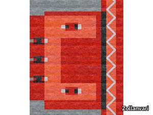 HERITAGE 3A - Rectangular wool rug with geometric shapes _ Zollanvari