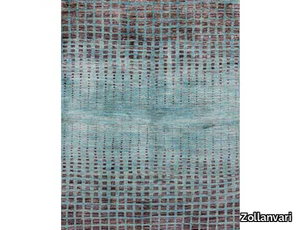 PERSPECTIVE IN BLUE - Rectangular wool rug _ Zollanvari